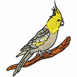 Parrots Embroidery Design 2